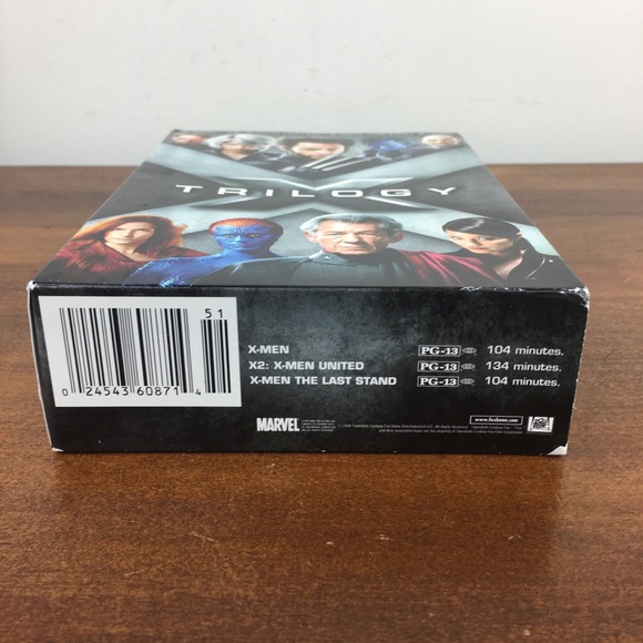 X-Men Trilogy DVD Set X-Men X2 X-Men United X3 The Last Stand All 3 Movies Box - Picture 10 of 10